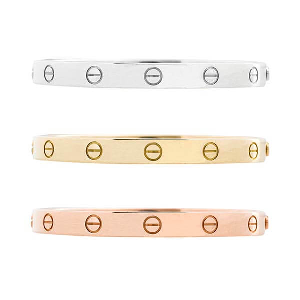 the Cartier LOVE Bracelet 