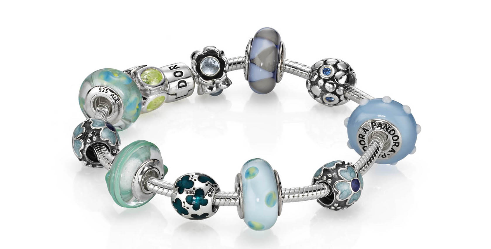 Pandora charm bracelet.