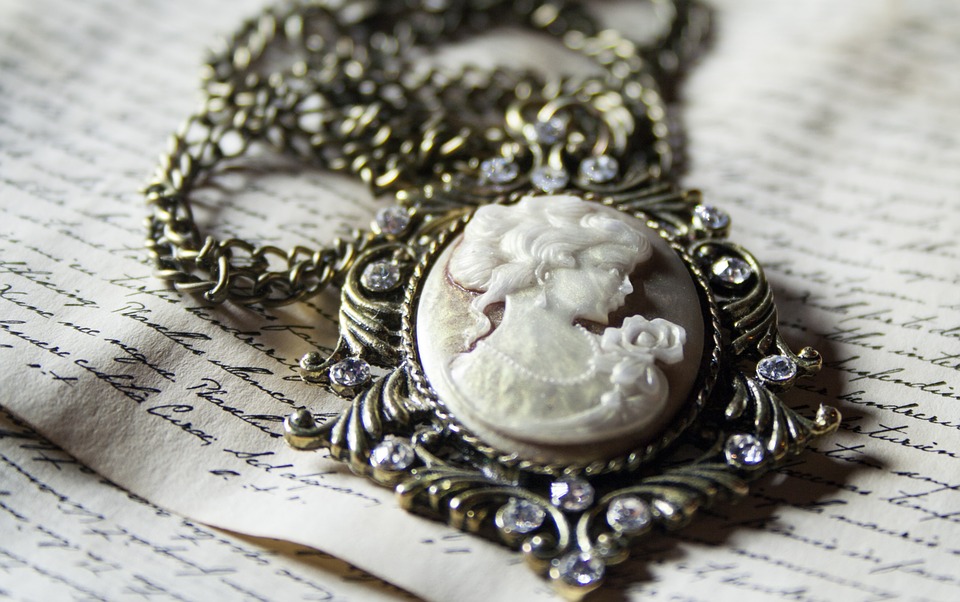 Antique cameo pendant.