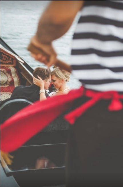 picture of couple on Coronado Cays gondola ride