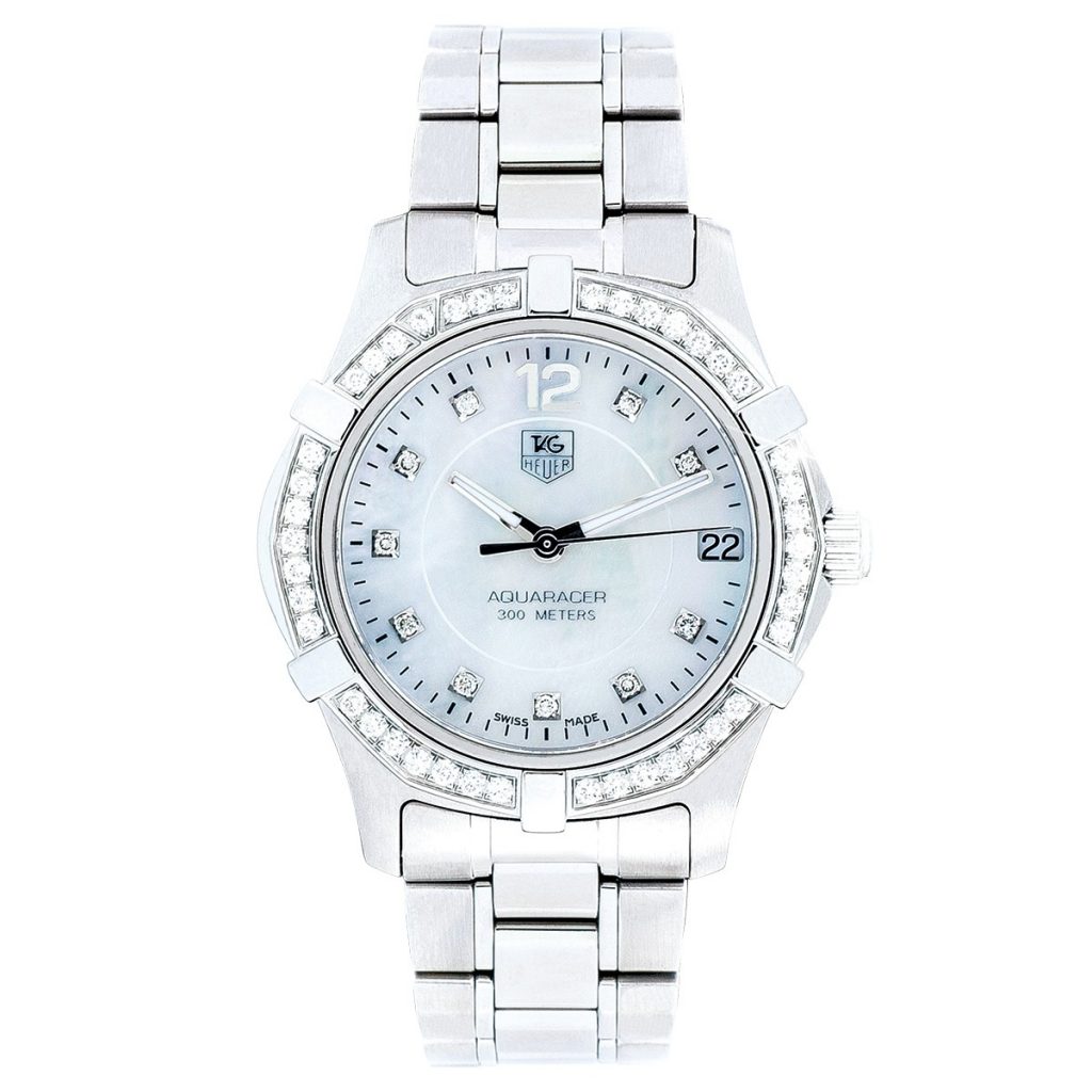 white beautiful aquaracer watch