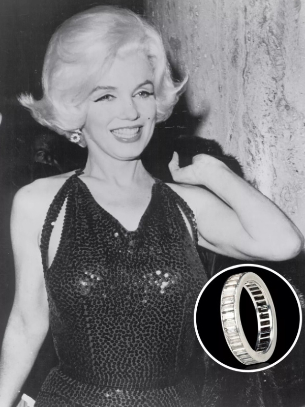 Marilyn Monroe’s diamond eternity wedding band.