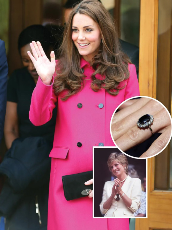 Princess Kate’s sapphire engagement ring.