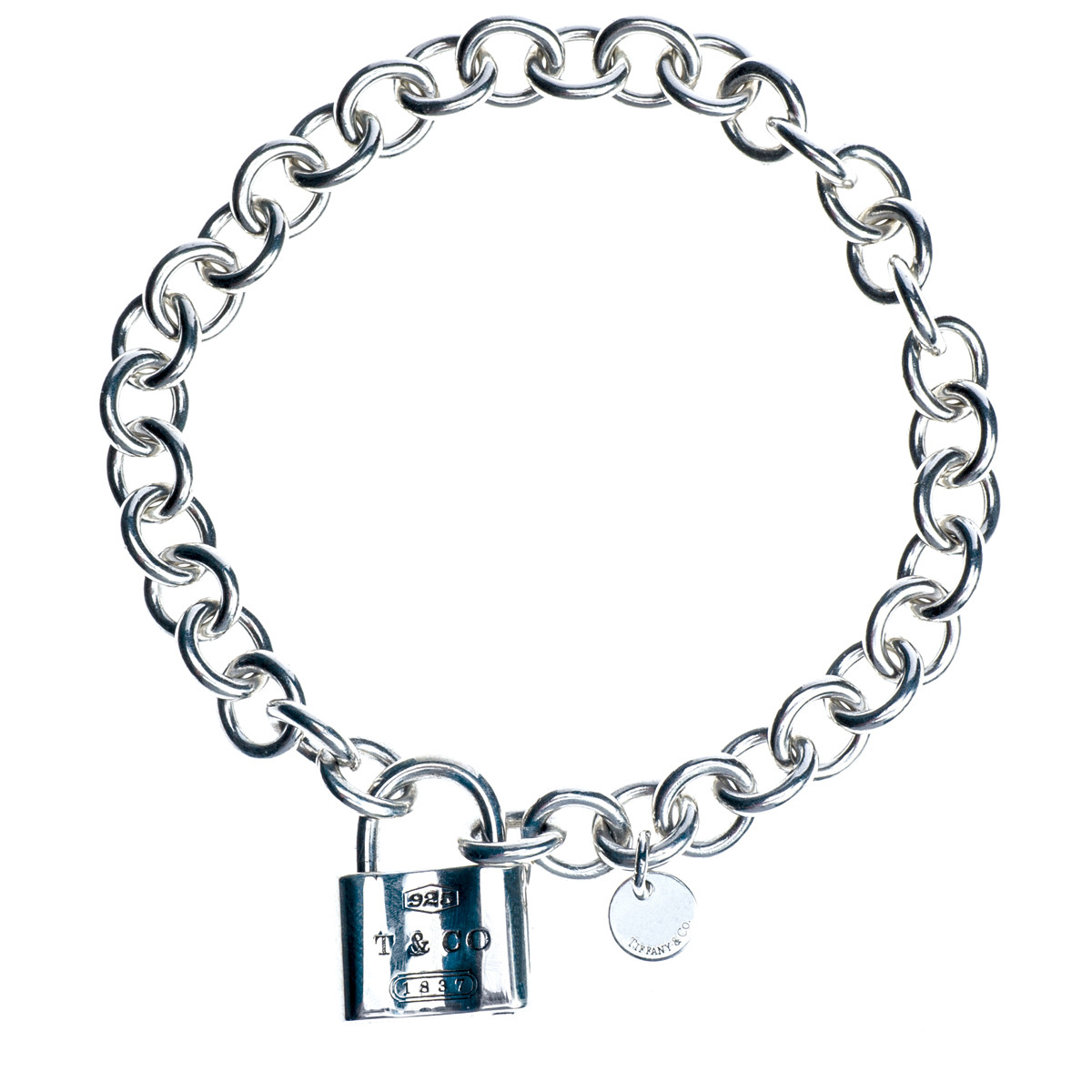 Tiffany & Co. Sterling Silver Padlock Link Necklace, Tiffany & Co.