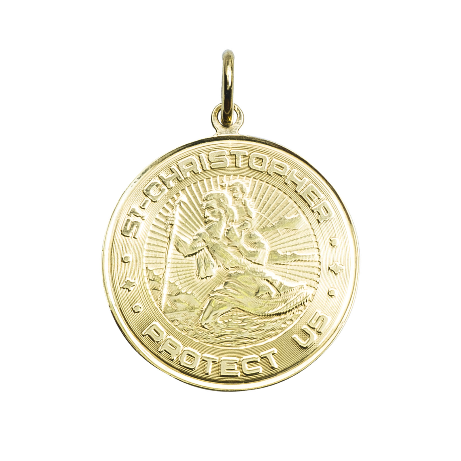 tiffany st christopher medal