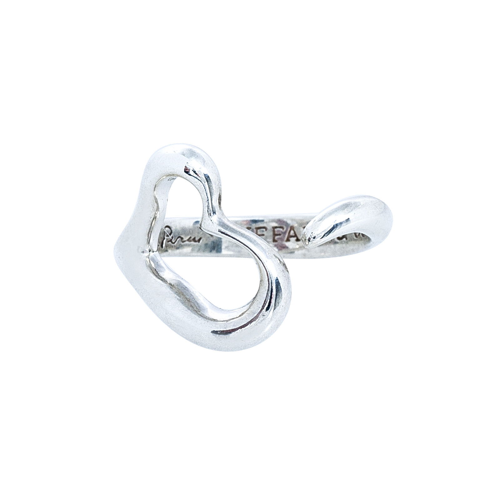 tiffany open heart ring