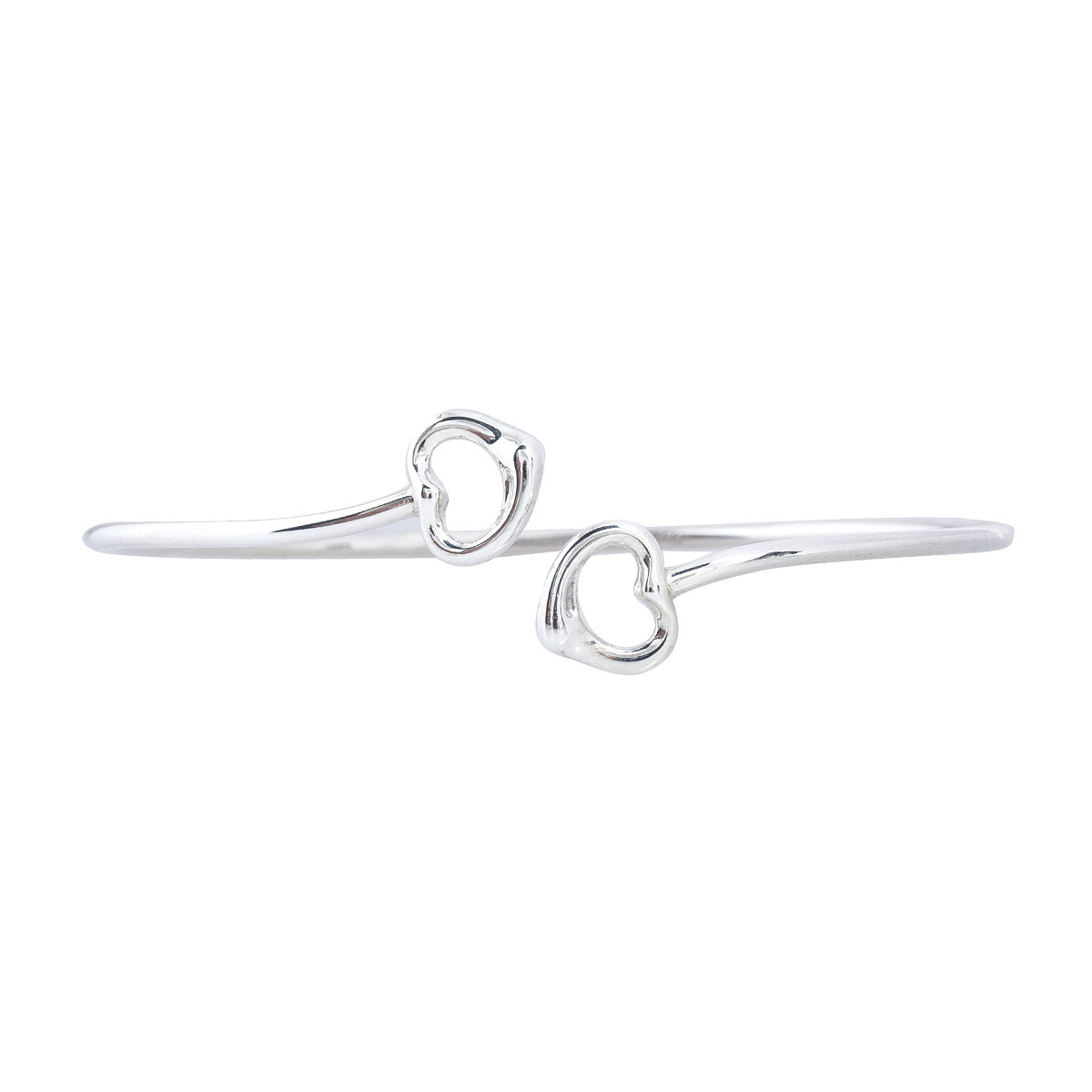 Elsa Peretti Open Heart Bracelet in Sterling Silver, Medium