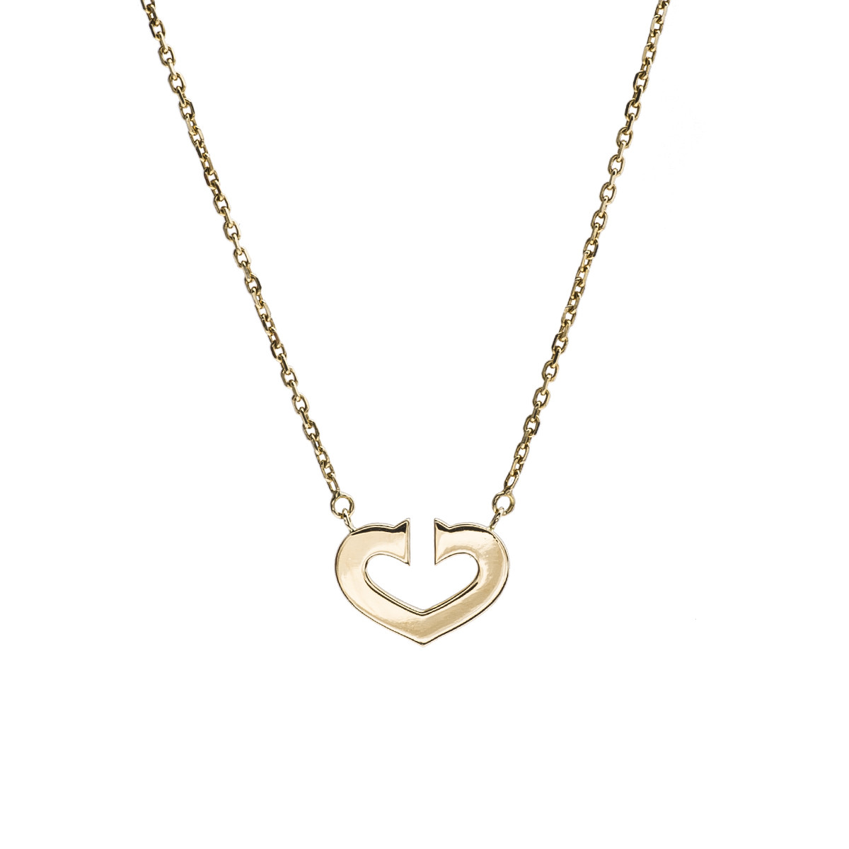 cartier heart pendant necklace