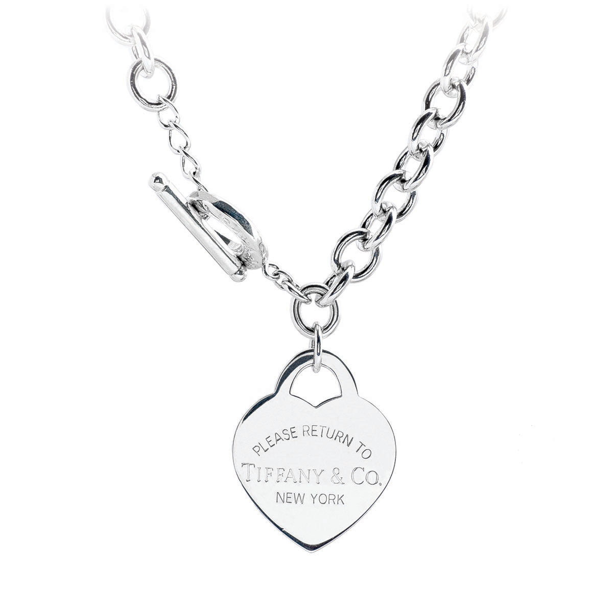 heart toggle necklace