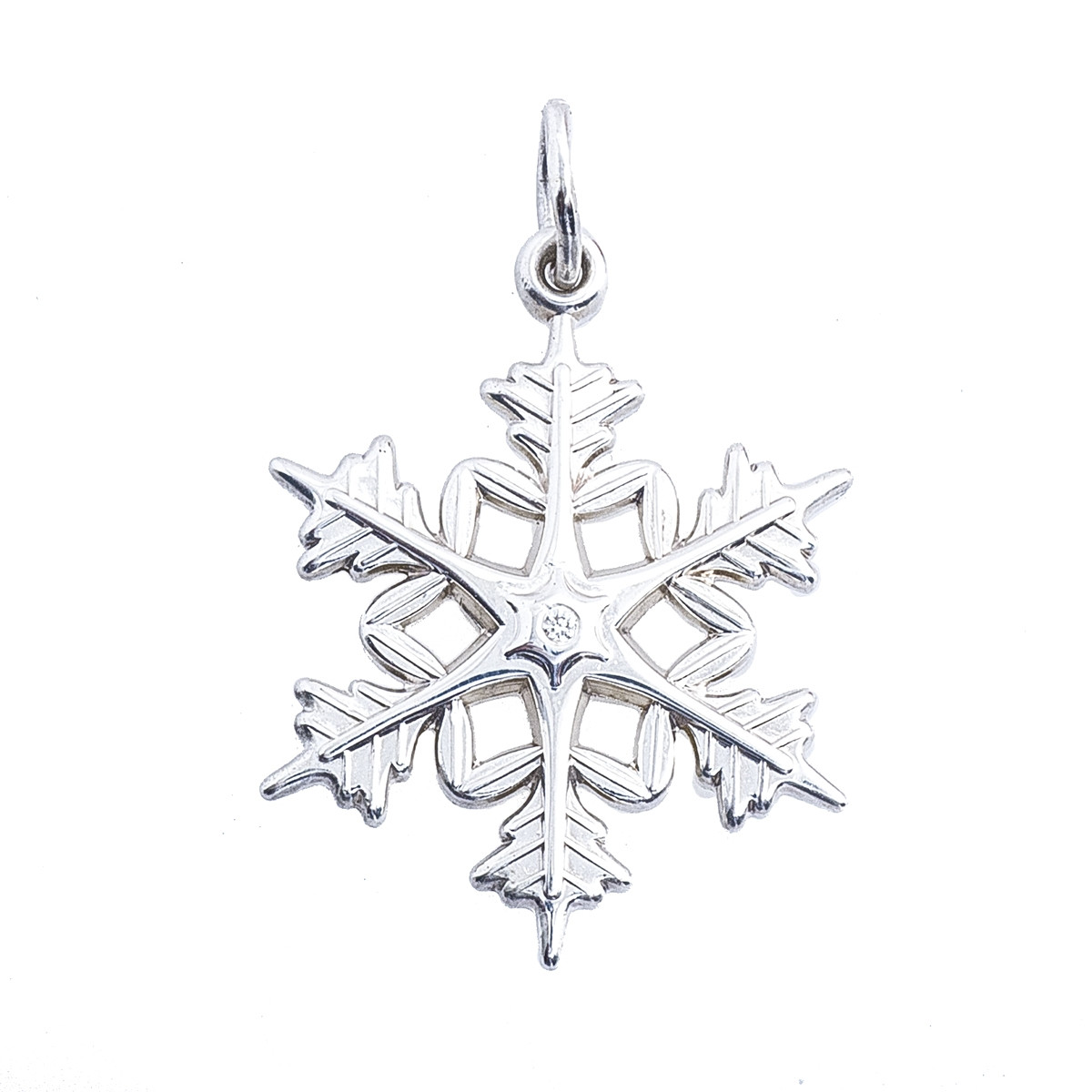 tiffany snowflake charm