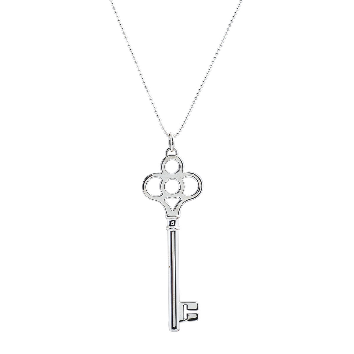 Tiffany & Co. Crown Key Pendant Necklace