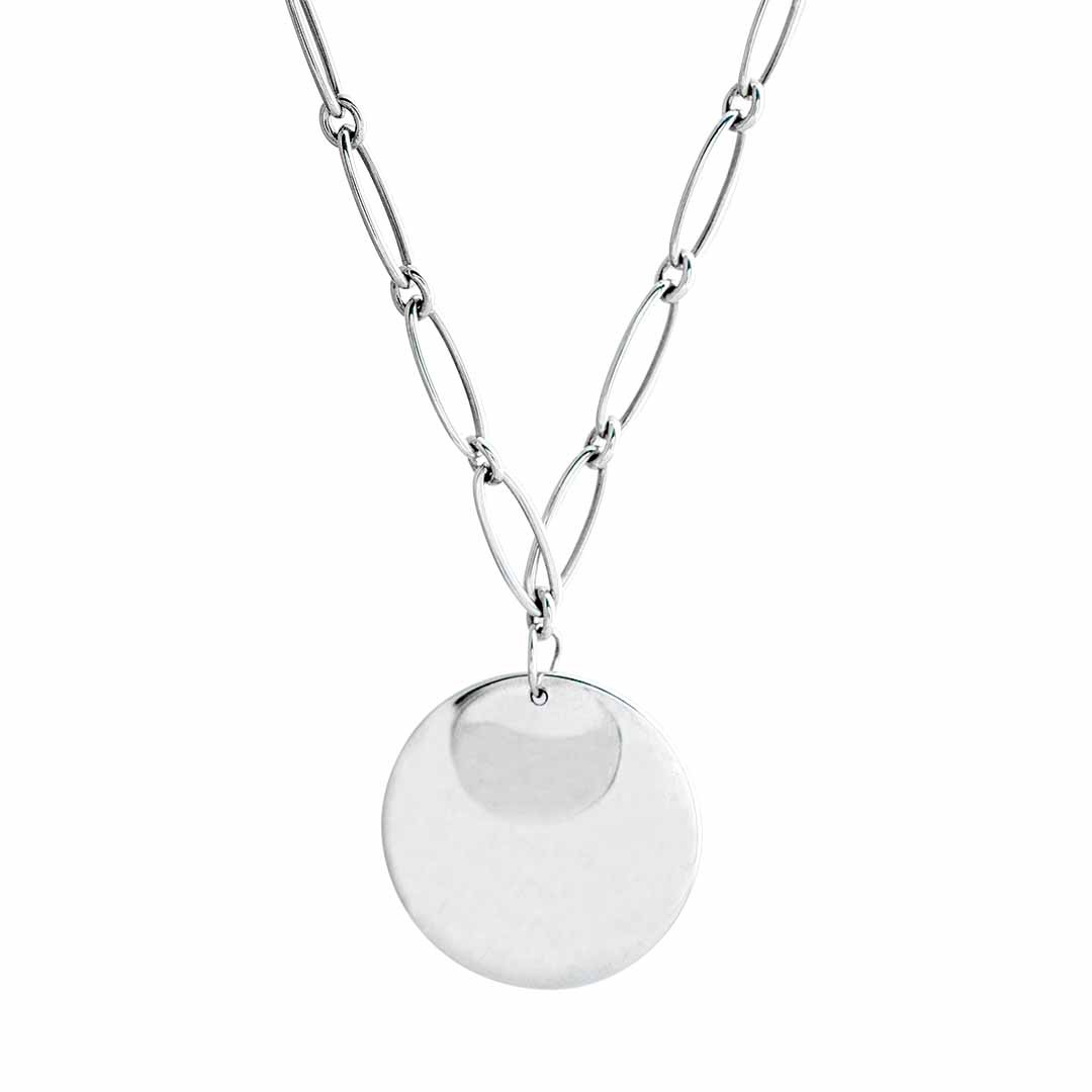 tiffany disc necklace