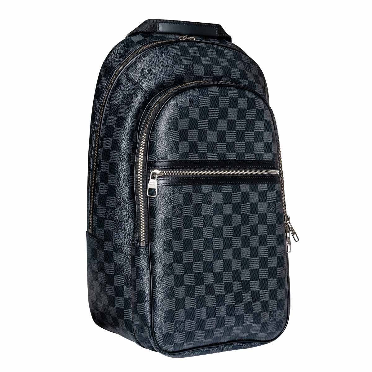 lv checkered backpack