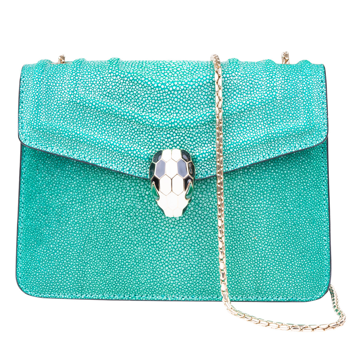 BVLGARI - Serpenti Forever leather cross-body bag