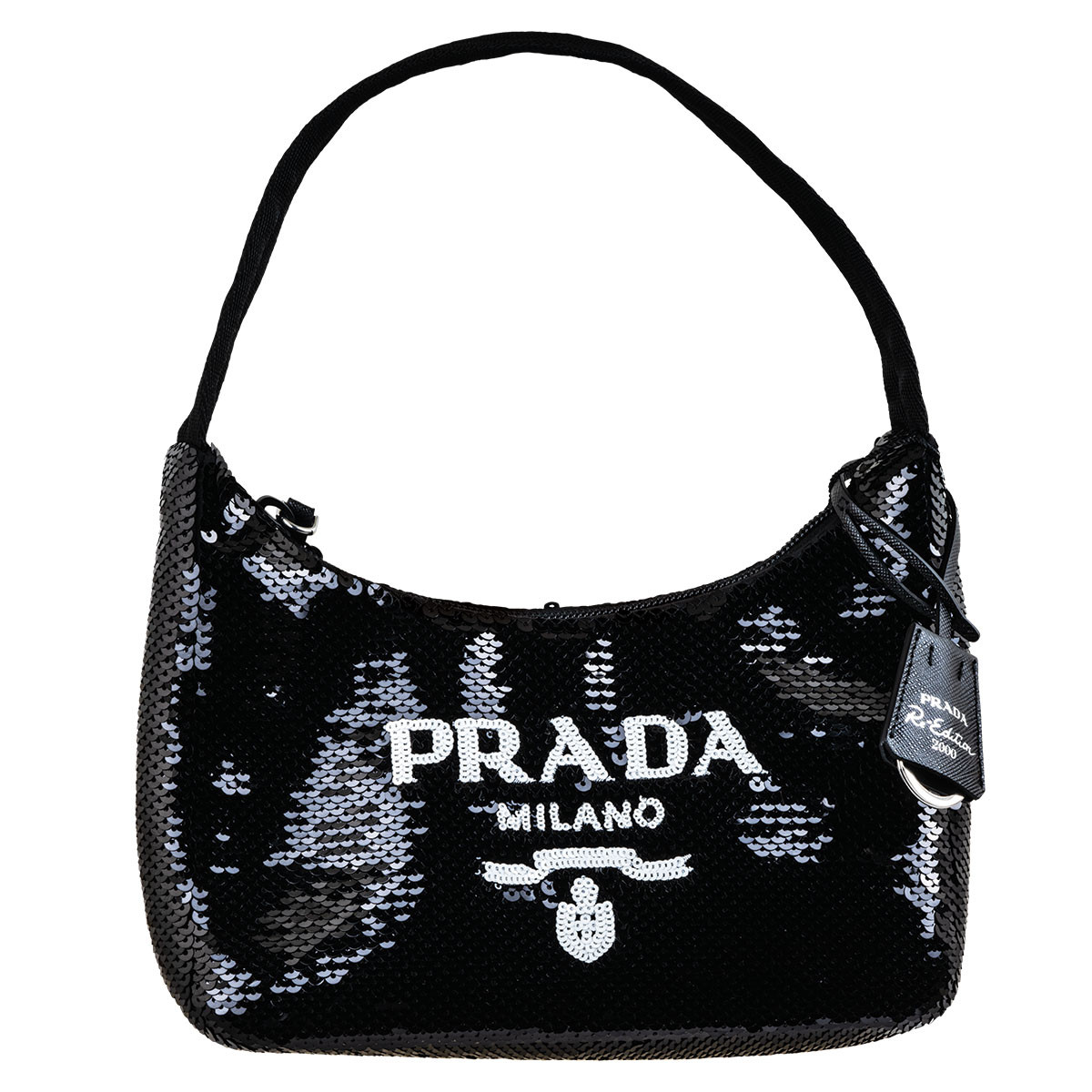 Prada Re-Edition 2000 Crystal Mini Bag Black