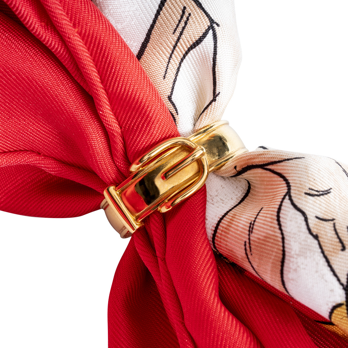 hermes scarf buckle