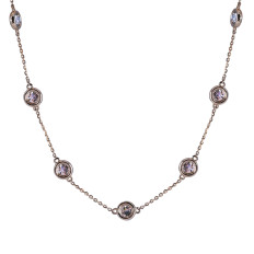 New 5.97 CTW Diamond Station Necklace