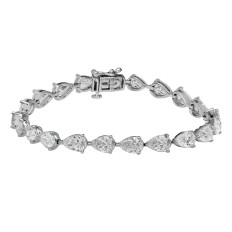 New 11.12 CTW Lab-Grown Diamond Tennis Bracelet