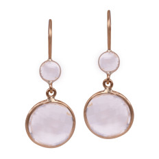 Vintage 9.8MM Quartz Earringss