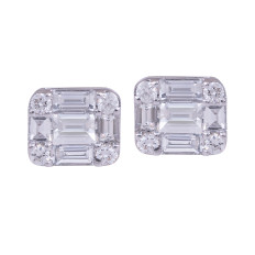 Vintage 0.50 CTW Diamond Earrings