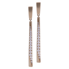 New 0.75 CTW Diamond Graduated Drop Earrings