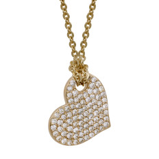 New 0.35 CTW Diamond Heart Pendant