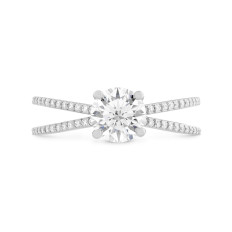 New Hearts On Fire® 0.14 CTW Diamond Camilla Engagement Ring