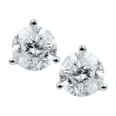 Vintage 1.44 CTW Diamond Stud Earrings