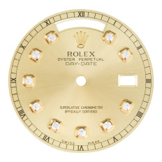 Custom Diamond Dial for Rolex Day-Date Watch