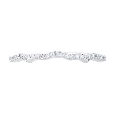 New 0.13 CTW Diamond Curved Anniversary Band