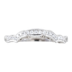 New Venetti 0.11 CTW Diamond Curved Anniversary Band