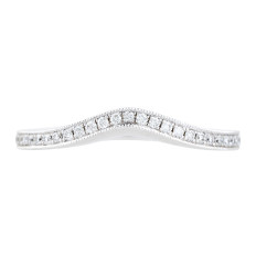 New Venetti 0.26 CTW Diamond Curved Anniversary Band