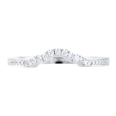 New Venetti 0.13 CTW Diamond Curved Anniversary Band