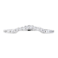 New Venetti 0.18 CTW Diamond Curved Anniversary Band