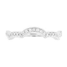 New Venetti 0.22 CTW Diamond Curved Anniversary Band