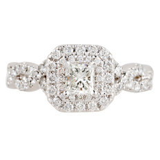 Vintage 1.00 CTW Diamond Vera Wang Engagement Ring