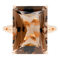 Vintage Effy 13.66 CT Smokey Quartz Ring