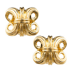 Vintage 22k Gold Lagos Filigree Earrings