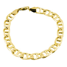 Vintage 14K Gold Heavy Chain Bracelet