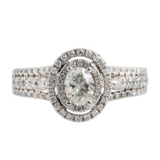 Vintage Vera Wang 1.00 CTW Diamond Engagement Ring