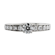 Vintage Bulgari 0.67 CTW Diamond Engagement Ring