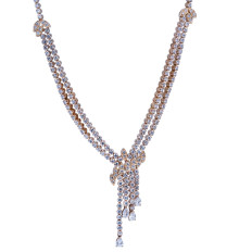 Vintage 15.00 CTW Diamond Necklace