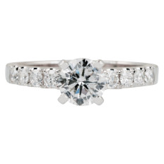 New 1.37 CTW Diamond Engagement Ring