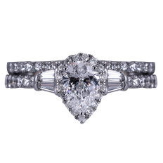 New 1.58 CTW Lab-Grown Diamond Wedding Set