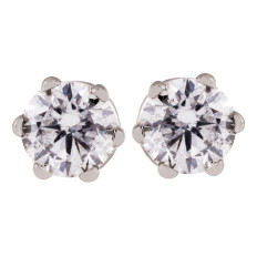 Vintage 0.30 CTW Diamond Stud Earrings