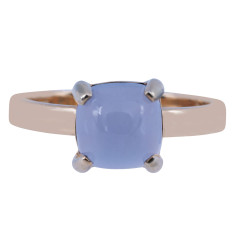 Vintage Tiffany & Co. Paloma Picasso 2.00 CTW Chalcedony Sugarloaf Ring
