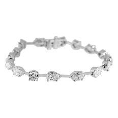 New 9.09 CTW Lab-Grown Diamond Tennis Bracelet