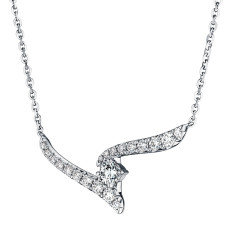 New Hearts On Fire 0.31 CTW Diamond Vela Pendant