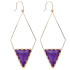 New Lana Amethyst & Mother-of-Pearl Riviera Earrings