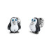 New Deakin & Francis Blue & Black Enamel Penguin Cufflinks